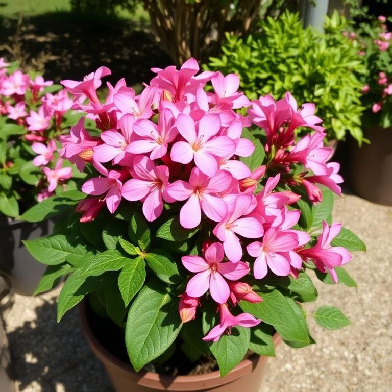 Puiet de Weigela la ghiveci